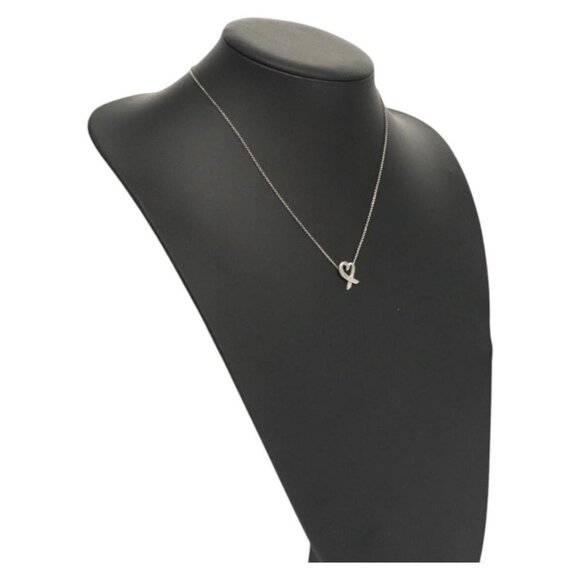 TIFFANY&Co. Loving Heart Necklace Ag925 Silver Auth 117658 - Picture 15 of 15